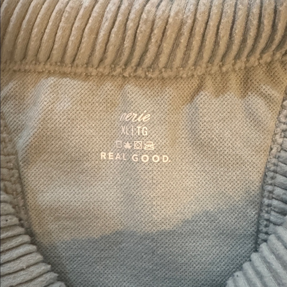 aerie Ribbed Crewneck Sweatshirt - Light blue - Picture 3 of 4